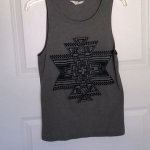 Sun and Shadow Aztec Tank